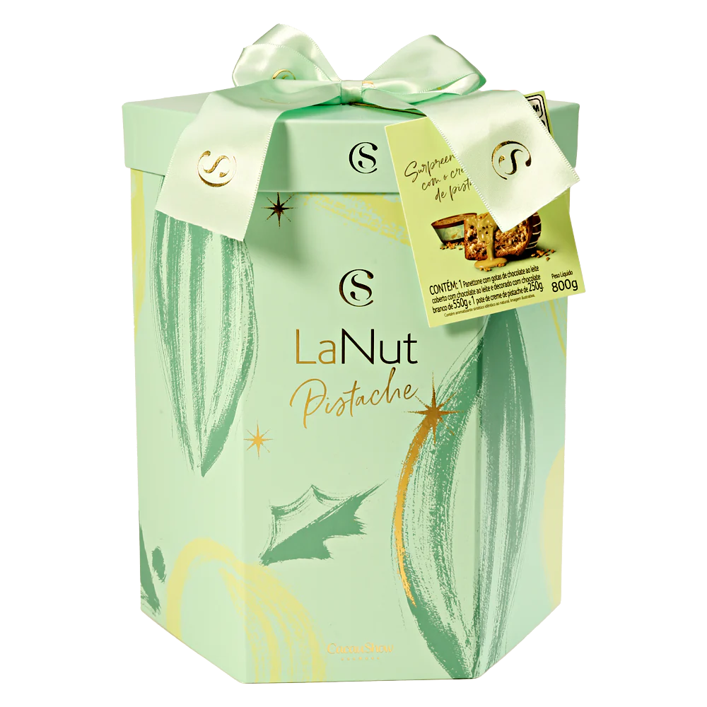 Panettone Pistachio Cacau Show 800g