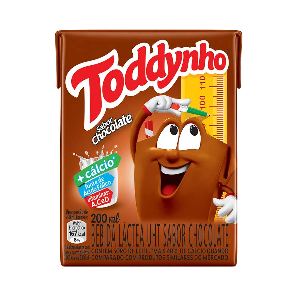 Toddynho - Chocolate Drink - 6.76 Fl Oz Bebida Sabor Chocolate - 200ml